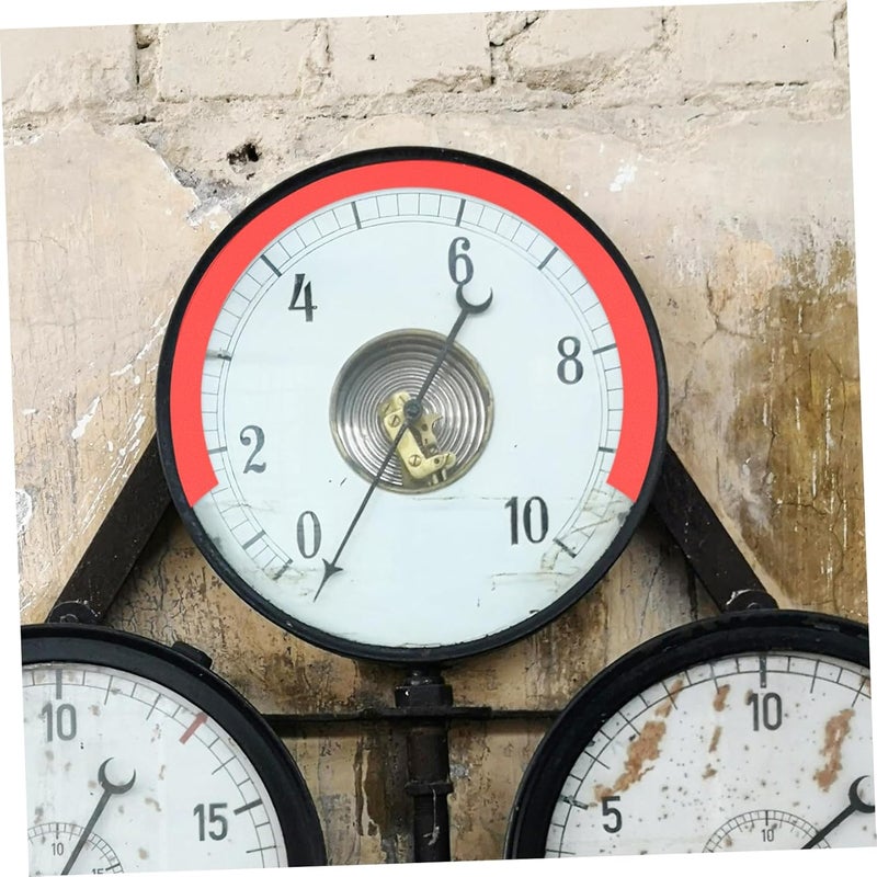 Reflective Adhesive Air Pressure Gauge Decals 25 Sheets Strong Grip Easy Reading Labels - Image 4